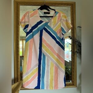 MINKPINK Pastel Striped Dress